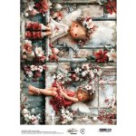 AA-MOD-RP-04 Papier ryżowy A4 - Alchemy of Art - The Magic of December