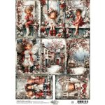 AA-MOD-RP-05 Papier ryżowy A4 - Alchemy of Art - The Magic of December