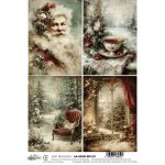 AA-MOD-RP-07 Papier ryżowy  A4 - Alchemy of Art  - The Magic of December