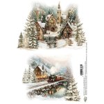 AA-MOD-RP-10 Papier ryżowy A4 - Alchemy of Art - The Magic of December
