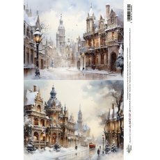 AA-MOD-RP-14 Papier ryżowy  A4 - Alchemy of Art  - The Magic of December