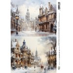 AA-MOD-RP-14 Papier ryżowy A4 - Alchemy of Art - The Magic of December
