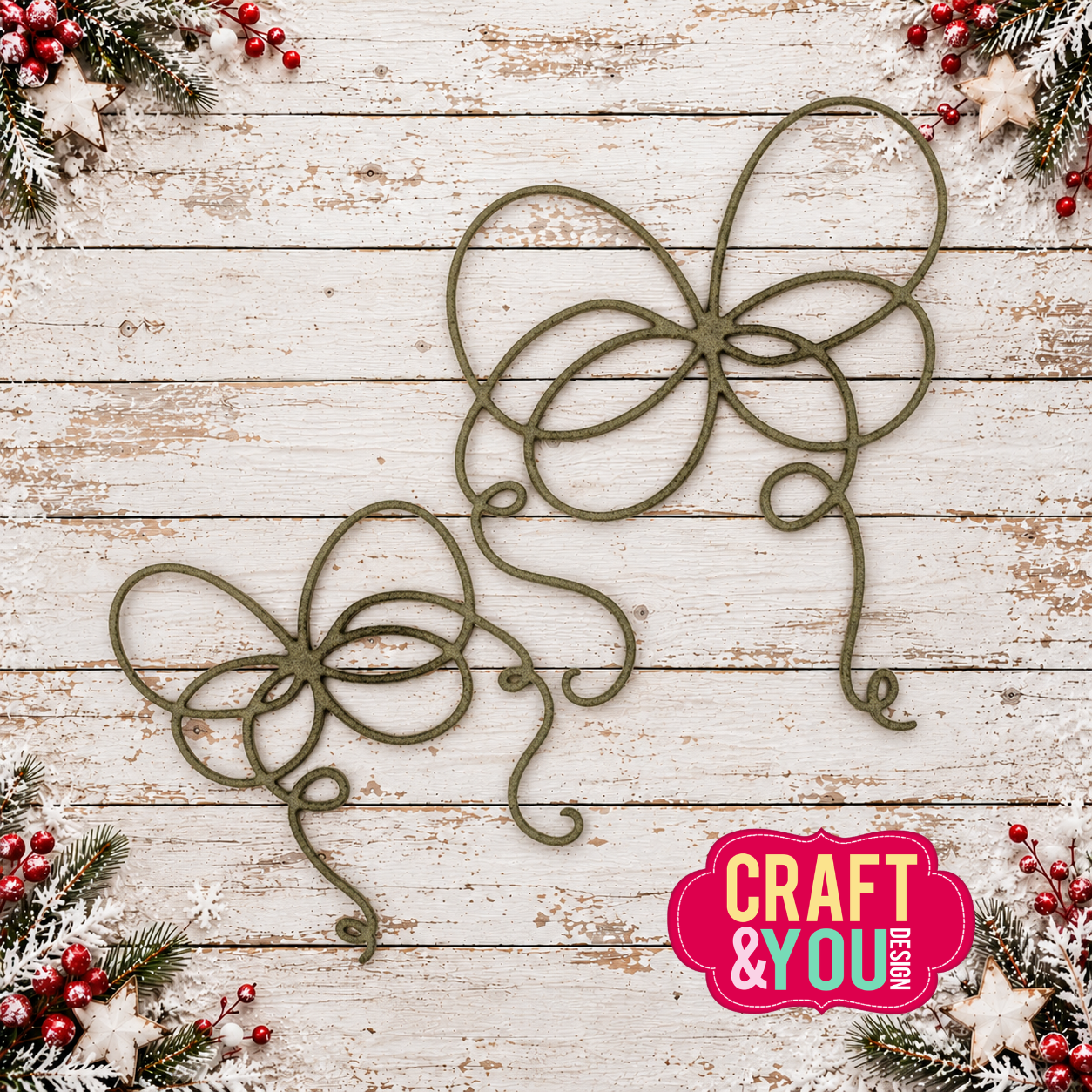 CW434 Wykrojnik /Die Bows by Gosia / Kokardki Craft&You Design