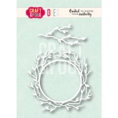 CW435 Wykrojnik /Die  Rustic Wreath  by Gosia / Rustykalny Wianek Craft&You Design