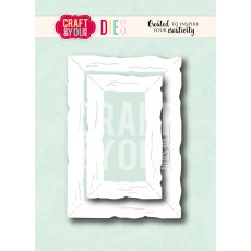 CW437 Wykrojnik /Die Wooden Old Frame  by Gosia / Stare Drewniane Ramki  Craft&You Design