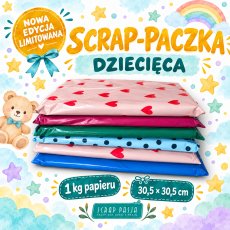 SP1-03 SCRAP - PACZKA nr 3 - PAPIERY DZIECIĘCE 1kg  Craft & You Design