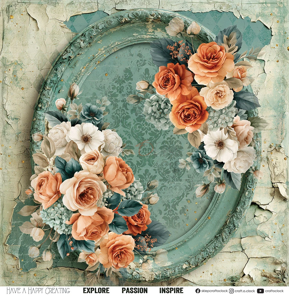 CC-C89-HA-00 *PRZEDSPRZEDAŻ* HERBAL ALLEY- zestaw papierów 30,5x30,5cm - wysyłka po 6 listopada 2026r.