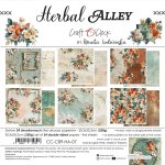 CC-C89-HA-07 *PRZEDSPRZEDAŻ* HERBAL ALLEY- zestaw papierów 20,3x20,3cm- wysyłka po 6 listopada 2026r.