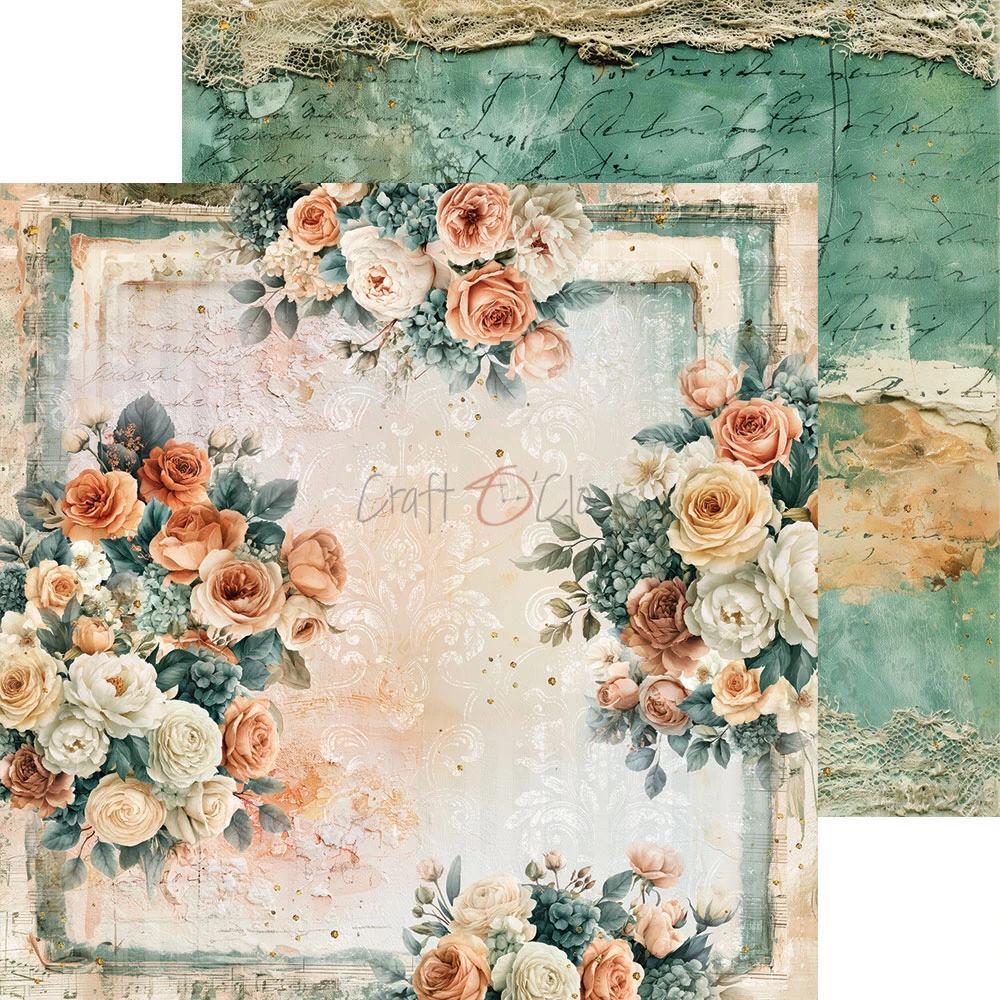 CC-C89-HA-07 *PRZEDSPRZEDAŻ* HERBAL ALLEY- zestaw papierów 20,3x20,3cm- wysyłka po 6 listopada 2026r.