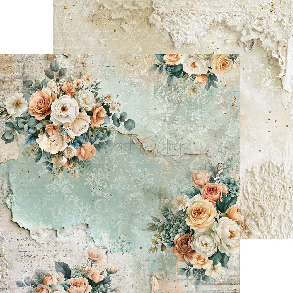 CC-C89-HA-07 *PRZEDSPRZEDAŻ* HERBAL ALLEY- zestaw papierów 20,3x20,3cm- wysyłka po 6 listopada 2026r.