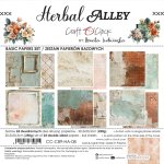 CC-C89-HA-08 *PRZEDSPRZEDAŻ* HERBAL ALLEY- zestaw papierów 20,3x20,3cm - BASIC- wysyłka po 6 listopada 2026r.