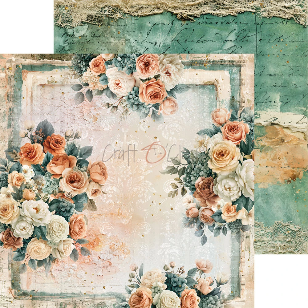 CC-C89-HA-10 *PRZEDSPRZEDAŻ* HERBAL ALLEY - zestaw papierów 15,25x15,25cm - wysyłka po 6 listopada 2026r.