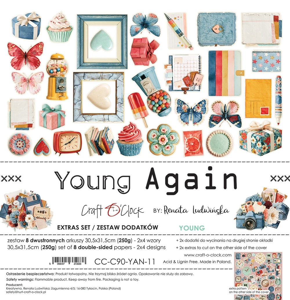 CC-C90-YAN-13 *PRZEDSPRZEDAŻ* YOUNG AGAIN - zestaw DODATKÓW - MIX- wysyłka po 6 listopada 2026r.