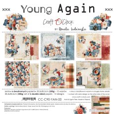 CC-C90-YAN-00 *PRZEDSPRZEDAŻ* YOUNG AGAIN- zestaw papierów 30,5x30,5cm - wysyłka po 6 listopada 2026r.