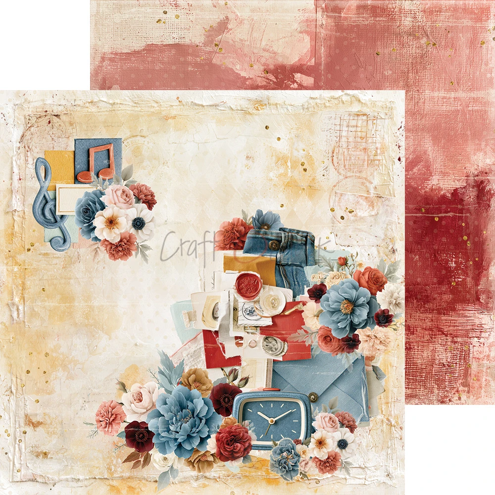 CC-C90-YAN-07 *PRZEDSPRZEDAŻ* YOUNG AGAIN- zestaw papierów 20,3x20,3cm- wysyłka po 6 listopada 2026r.
