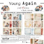 CC-C90-YAN-09 *PRZEDSPRZEDAŻ* YOUNG AGAIN- zestaw papierów 20,3x20,3cm - MIX- wysyłka po 6 listopada 2026r.
