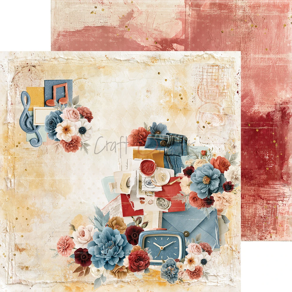 CC-C90-YAN-10 *PRZEDSPRZEDAŻ* YOUNG AGAIN - zestaw papierów 15,25x15,25cm - wysyłka po 6 listopada 2026r.