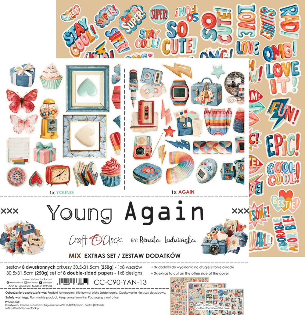 CC-C90-YAN-13 *PRZEDSPRZEDAŻ* YOUNG AGAIN - zestaw DODATKÓW - MIX- wysyłka po 6 listopada 2026r.