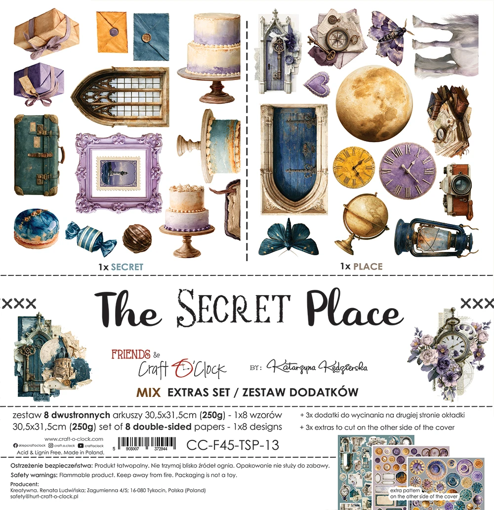 CC-F45-TSP-13 *PRZEDSPRZEDAŻ* THE SECRET PLACE - zestaw DODATKÓW - MIX- wysyłka po 6 listopada 2026r.