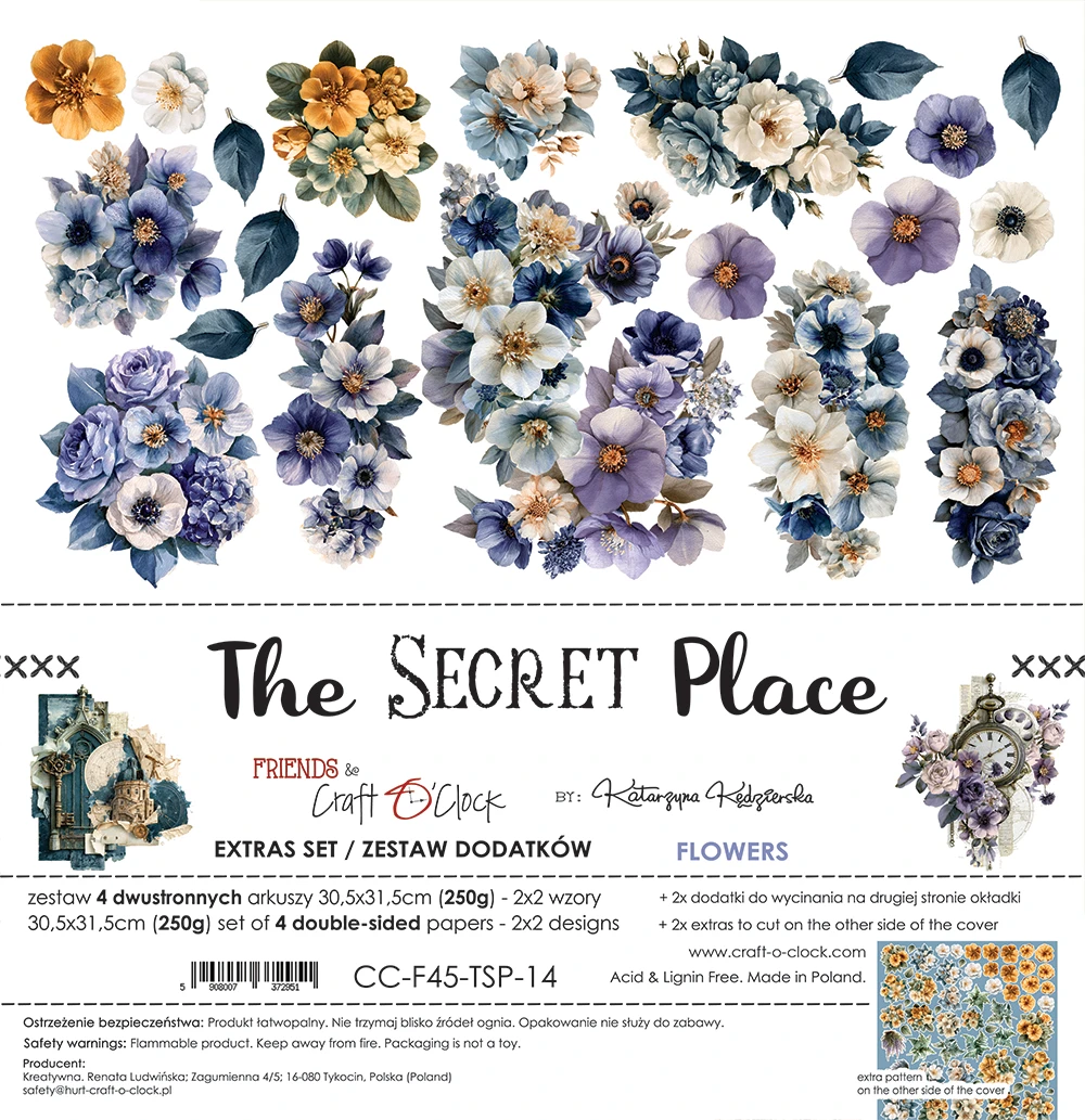 CC-F45-TSP-14 *PRZEDSPRZEDAŻ* THE SECRET PLACE - zestaw DODATKÓW - FLOWERS- wysyłka po 6 listopada 2026r.