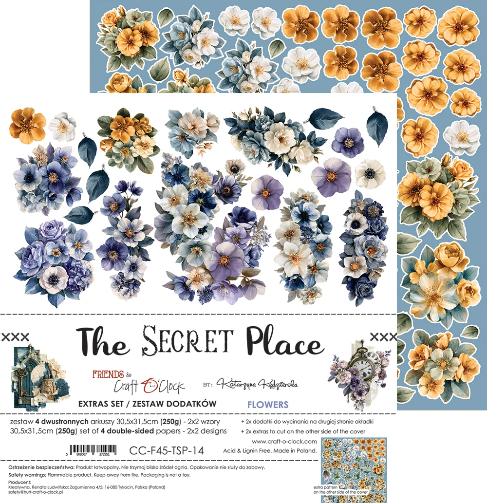 CC-F45-TSP-14 *PRZEDSPRZEDAŻ* THE SECRET PLACE - zestaw DODATKÓW - FLOWERS- wysyłka po 6 listopada 2026r.