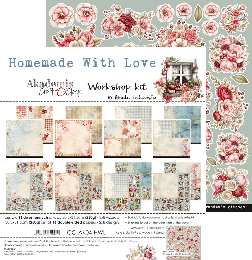 CC-AK04-HWL *PRZEDSPRZEDAŻ* WORKSHOP KIT - 04 - HOMEMADE WITH LOVE- wysyłka po 6 listopada 2026r.