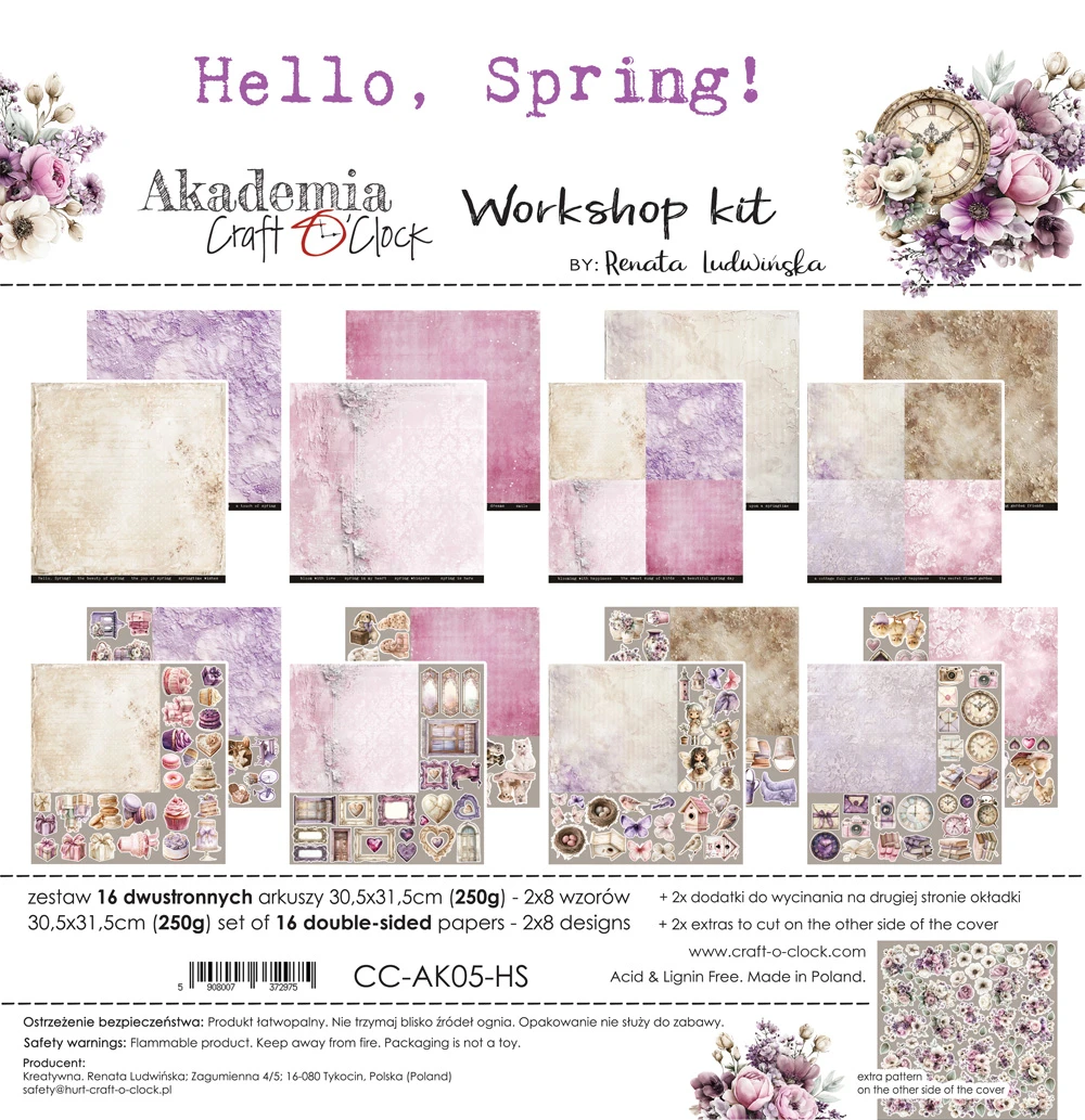 CC-AK05-HS *PRZEDSPRZEDAŻ* WORKSHOP KIT -05 - HELLO SPRING - wysyłka po 6 listopada 2026r.