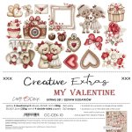 CC-CEX-10 *PRZEDSPRZEDAŻ* CREATIVE EXTRAS - 10 -  MY VALENTINE - zestaw DODATKÓW- wysyłka po 6 listopada 2026r.