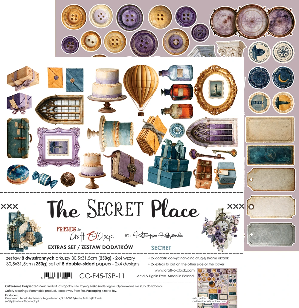 CC-F45-TSP-11 *PRZEDSPRZEDAŻ* THE SECRET PLACE- zestaw DODATKÓW -SECRET- wysyłka po 6 listopada 2026r.