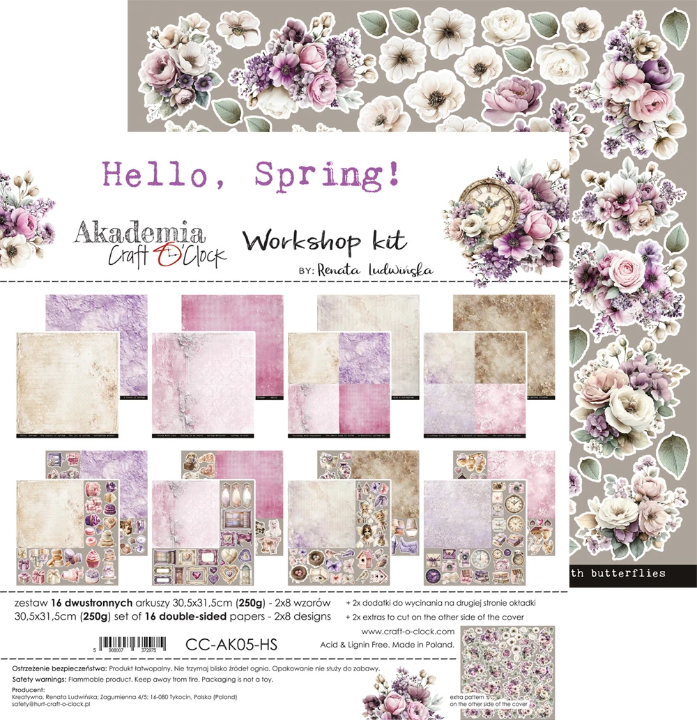 CC-AK05-HS *PRZEDSPRZEDAŻ* WORKSHOP KIT -05 - HELLO SPRING - wysyłka po 6 listopada 2026r.