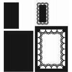 CR1242 Craftable Passe-partout prostokątne