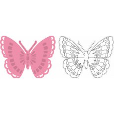COL1317 Wykrojnik +stempel Motyl #1