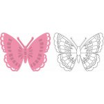 COL1317 Wykrojnik +stempel Motyl #1
