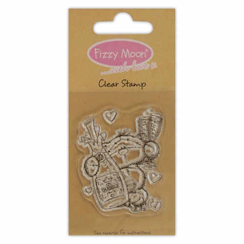 FZCS020 Fizzy Moon Silikonowy stempel- Champagne