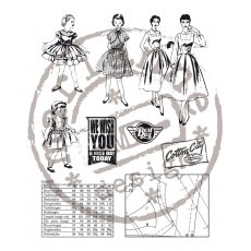 CS0871 Stemple silikonowe - Fabulous Fifties - Fashion