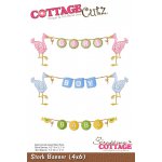 CC4x6-070 Wykrojnik Stork Banner