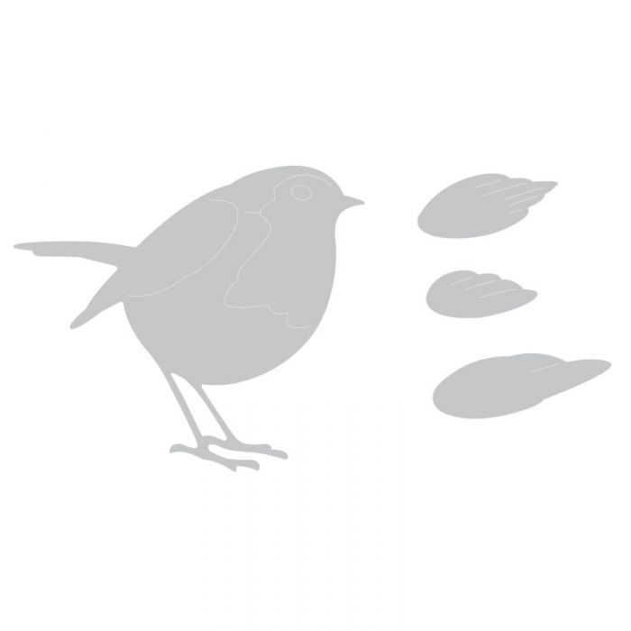  661724 Wykrojniki Sizzix Thinlits- Little Robin-wróbelek