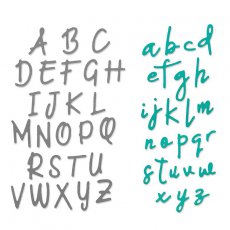 663421 Wykrojnik Sizzix Thinlits Alphabet set-zestaw alfabet