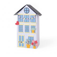 663847 Wykrojnik Sizzix Thinlits Die Set 19szt - No Place Like Home- domek