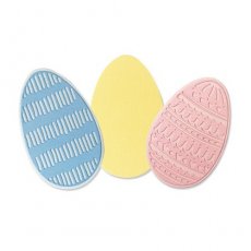 665075  Wykrojnik Sizzix • Thinlits Die Set 3PK Decorative Eggs by Jennifer Ogborn