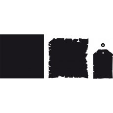 CR1254 Wykrojniki Craftables Pergamin/etykietka 