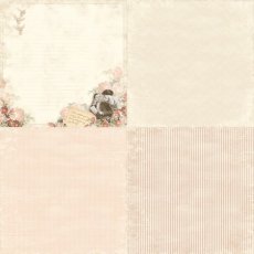 PD2101 Papier jednostronny- From my heart II - photo frame & anemone