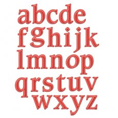 S5-199 Wykrojniki Font One - Lowercase