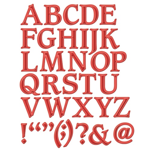 S6-009 Font One - Uppercase