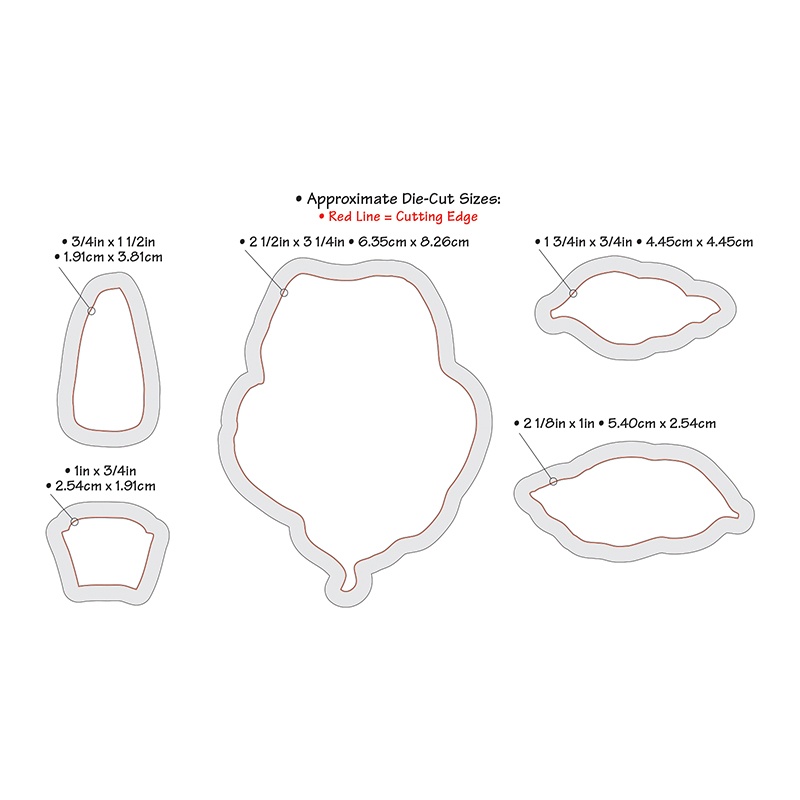  658854 Zestaw wykrojników Thinlits Susan's Garden-Flower, Calla Lily