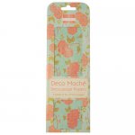 FEDEC012 First Edition Deco Maché - Orange Bloom-papier do decoupage'u