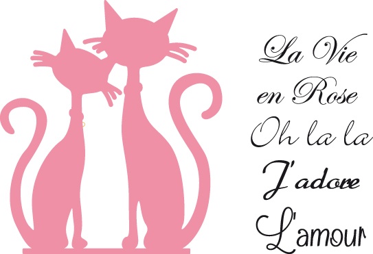COL1344 Marianne Design Collectable - French Cats