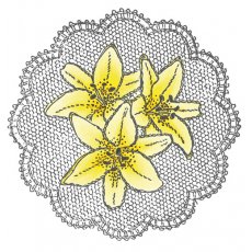 TC0831 Stempel gumowy - Lilies