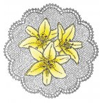 TC0831 Stempel gumowy - Lilies
