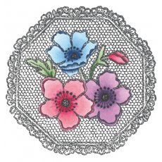 TC0833 Stempel gumowy  - Anemones